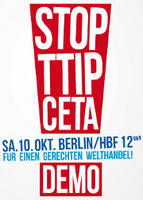 Dormagener GRÜNE auf der TTIP Demo in Berlin am 10.10.2015