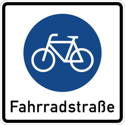 Zeichen 244.1 Beginn einer Fahrradstraße