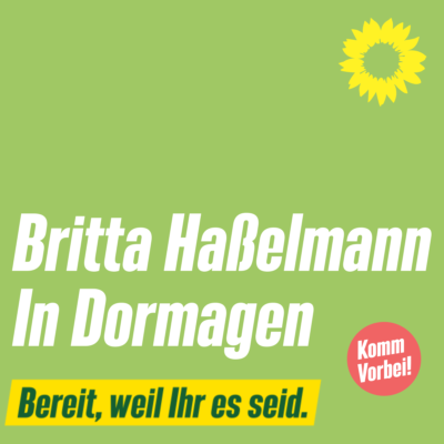 Britta Haßelmann in Dormagen