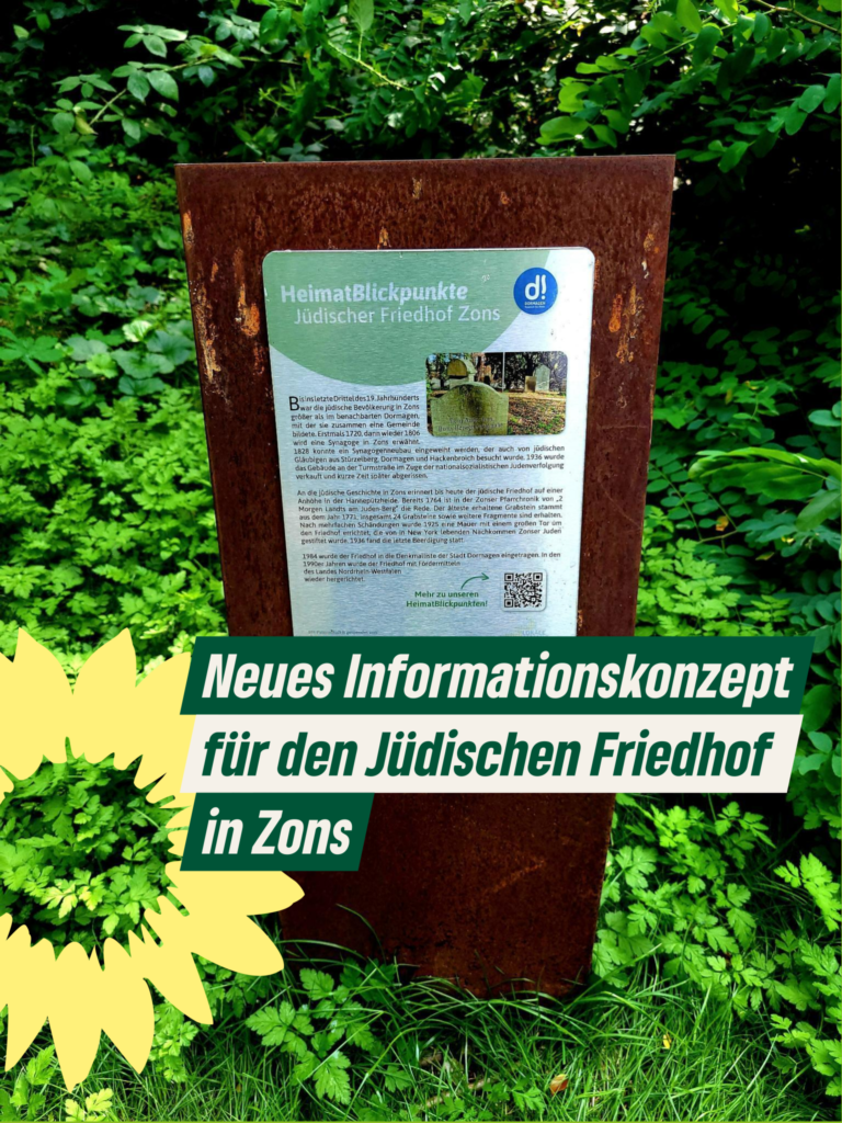 Neues Informationskonzept für den Jüdischen Friedhof in der Zonser Heide