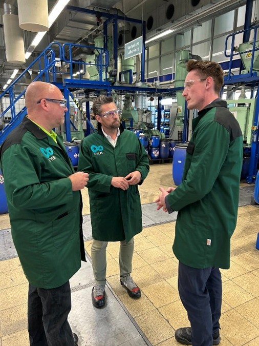 Grüne Vertreter*innen besuchen Cylib in Aachen: Dormagen wird Standort für nachhaltige Hochtechnologie