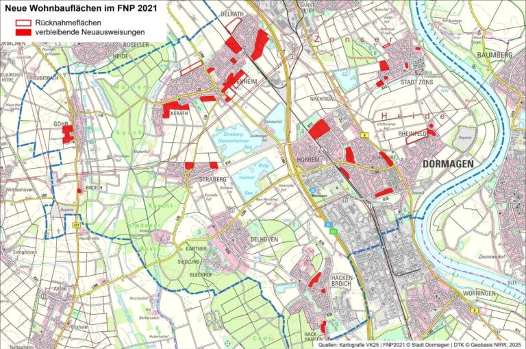 Pressemitteilung: Positionierung zum Flächennutzungsplan der  Stadt Dormagen